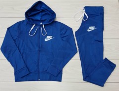 NIKE Ladies Sweatshirt And Pants (BLUE) (S - M - L - XL)