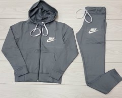 NIKE Ladies Sweatshirt And Pants (GRAY) (S - M - L - XL) 