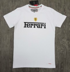 FERRARI Mens T-Shirt (WHITE) (S - M - L - XL)