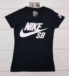 NIKE Ladies T-Shirt (BLACK) (S - M - L - XL ) 