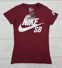 NIKE Ladies T-Shirt (MAROON) (S - M - L - XL ) 