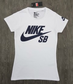 NIKE Ladies T-Shirt (WHITE) (S - M - L - XL ) 