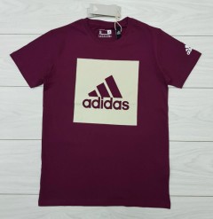 ADIDAS Mens T-Shirt (MAROONN) (S - M - L - XL)