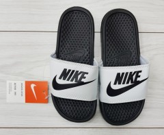 NIKE Ladies Slippers (BLACK - WHITE) (35 to 40) 