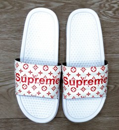 SUPREME Mens Slippers (WHITE) (40 to 45)