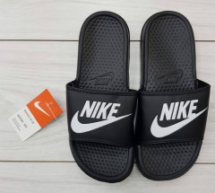 NIKE Mens Slippers (BLACK - WHITE) (40 to 45)