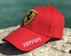 FERRARI Ladies Cap (RED) (Free Size)