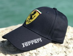 FERRARI Ladies Cap (NAVY) (Free Size) 