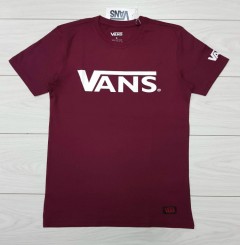 VANS Mens T-Shirt (MAROON) (S - M - L - XL) 