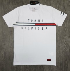 TOMMY - HILFIGER Mens T-Shirt (WHITE) (S - M - L - XL) 