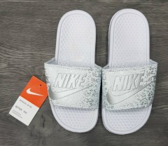 NIKE  Ladies Slippers (WHITE) (35 to 40) 
