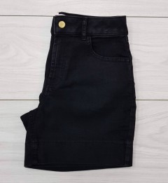 DENIM Ladies Short (BLACK) (34 to 50 EUR)