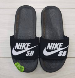NIKE Ladies Slippers (BLACK - WHITE) (37 to 41)