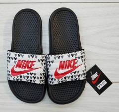 NIKE Ladies Slippers (BLACK - WHITE) (35 to 40)