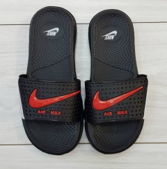 NIKE Ladies Slippers (BLACK - RED) (36 to 41) 