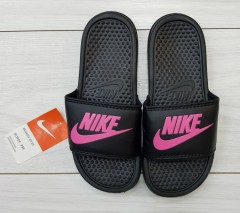 NIKE Ladies Slippers (BLACK - PINK) (36 to 40)