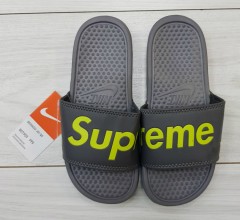 SUPREME Ladies Slippers (GRAY - YELLOW) (36 to 40) 