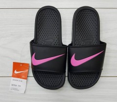 NIKE Ladies Slippers (BLACK - PINK) (35 to 40)