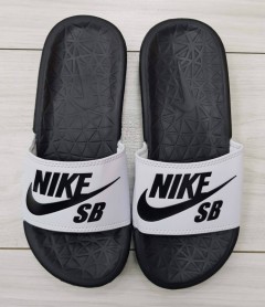 NIKE Ladies Slippers (BLACK - WHITE) (36 to 39) 