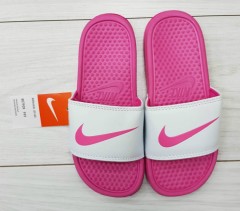 NIKE Ladies Slippers (PINK - WHITE) (36 to 40) 