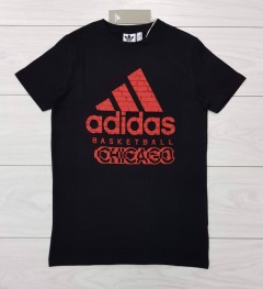 ADIDAS Mens T-Shirt (BLACK) (S - M - L - XL )