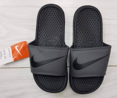 NIKE Mens Slippers (BLACK - GRAY) (35 to 40) 