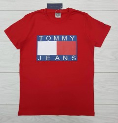TOMMY - HILFIGER Mens T-Shirt (RED) (S - M - L - XL ) 