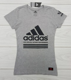 ADIDAS Ladies T-Shirt (GRAY) (S - M - L - XL ) 