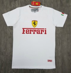 FERRARI Mens T-Shirt (WHITE) (S - M - L - XL )