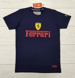 FERRARI Mens T-Shirt (NAVY) ( M - XL )