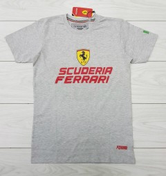 FERRARI Mens T-Shirt (GRAY) (S - M - L - XL )