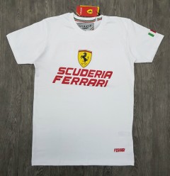 FERRARI Mens T-Shirt (WHITE) (S - M - L - XL ) 