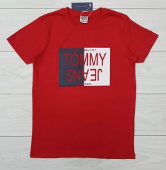 TOMMY - JEANS Mens T-Shirt (RED) (M - L - XL )