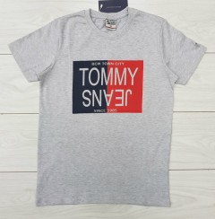 TOMMY - JEANS Mens T-Shirt (GRAY) (S - M - L - XL )