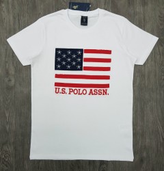 U.S. POLO ASSN Mens T-Shirt (WHITE) (S - M - L - XL )