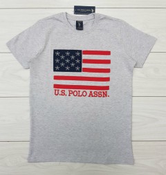 U.S. POLO ASSN Mens T-Shirt (GRAY) (S - M - L - XL ) 
