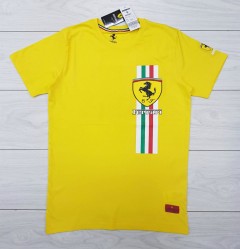 FERRARI Mens T-Shirt (YELLOW) (S - M - L - XL ) 