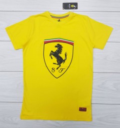 FERRARI  Mens T-Shirt (YELLOW) (S - M - L - XL )