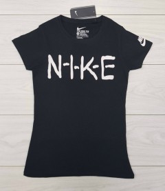 NIKE Ladies T-Shirt (BLACK) (S - M - L - XL )