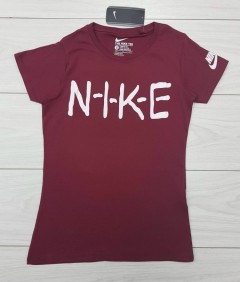 NIKE Ladies T-Shirt (MAROON) (S - M - L - XL ) 