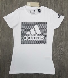 ADIDAS Ladies T-Shirt (WHITE) (S - M - L - XL ) 