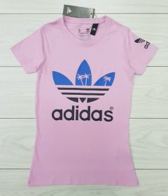 ADIDAS Ladies T-Shirt (PINK) (S - M - L - XL ) 