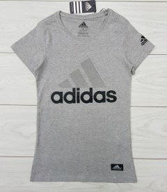 ADIDAS Ladies T-Shirt (GRAY) (S - M - L - XL ) 