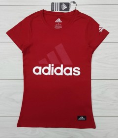 ADIDAS Ladies T-Shirt (RED) (S - M - L - XL ) 