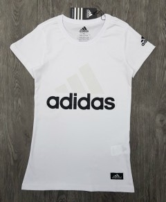 ADIDAS  Ladies T-Shirt (WHITE) (S - M - L - XL ) 