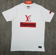 SUPREME Mens T-Shirt (WHITE) (S - M - L - XL )