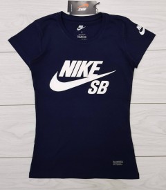 NIKE Ladies T-Shirt (NAVY) (S - M - L - XL )