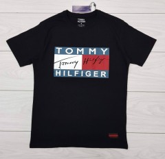 TOMMY - HILFIGER Mens T-Shirt (BLACK) (S - M - L - XL ) 