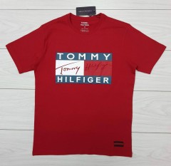 TOMMY - HILFIGER Mens T-Shirt (RED) (S - M - L - XL ) 