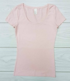 HM Ladies T-Shirt (LIGHT PINK) (XS - S - M - L - XL)